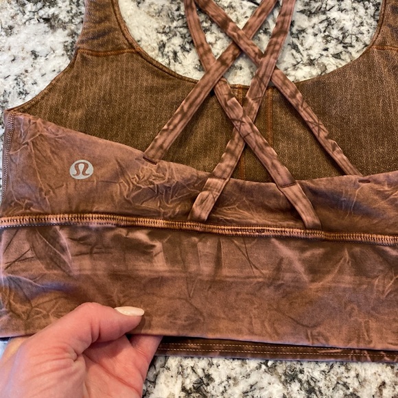 Lululemon Energy Bra Long Line Ice Dye Support, B–D Cup - Picture 3 of 6